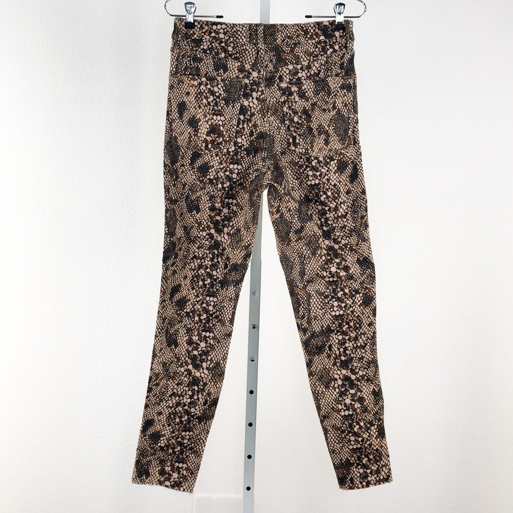 Free People Black Tan High Waist Leggings Jeans - Picture 7 of 11